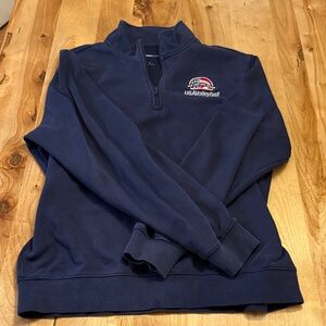 Sport-Tek Men's Zip Up Navy Sweater